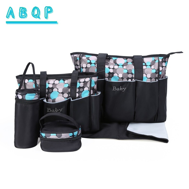 Baby Products Brands - Wickeltasche Handtasche Luxusmarke 5-teiliges Set Baby-Wickeltasche