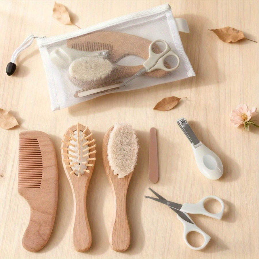Baby Products Kit Set - 4/6-teiliges Babypflegeset - Weiche Bürste zur