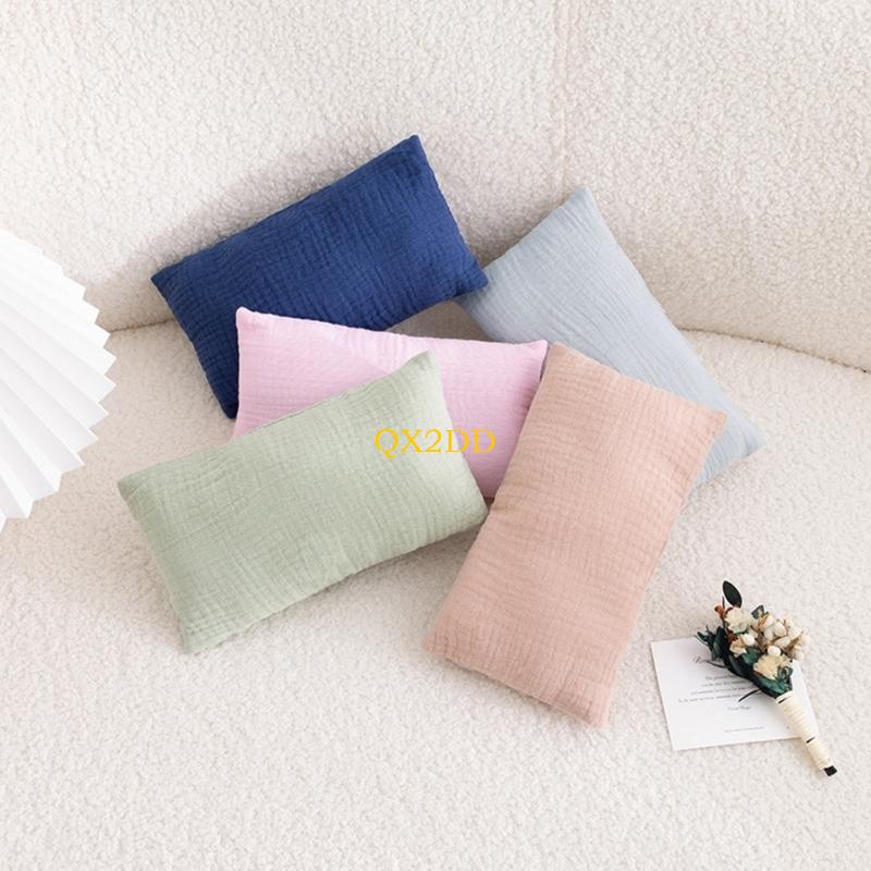 Anti-Roll Baby Pillow - QX2D Baby-Kopf-Nackenstütze-Kissen, Anti-Roll-Design, atmungsaktiv, für Kinderbett,