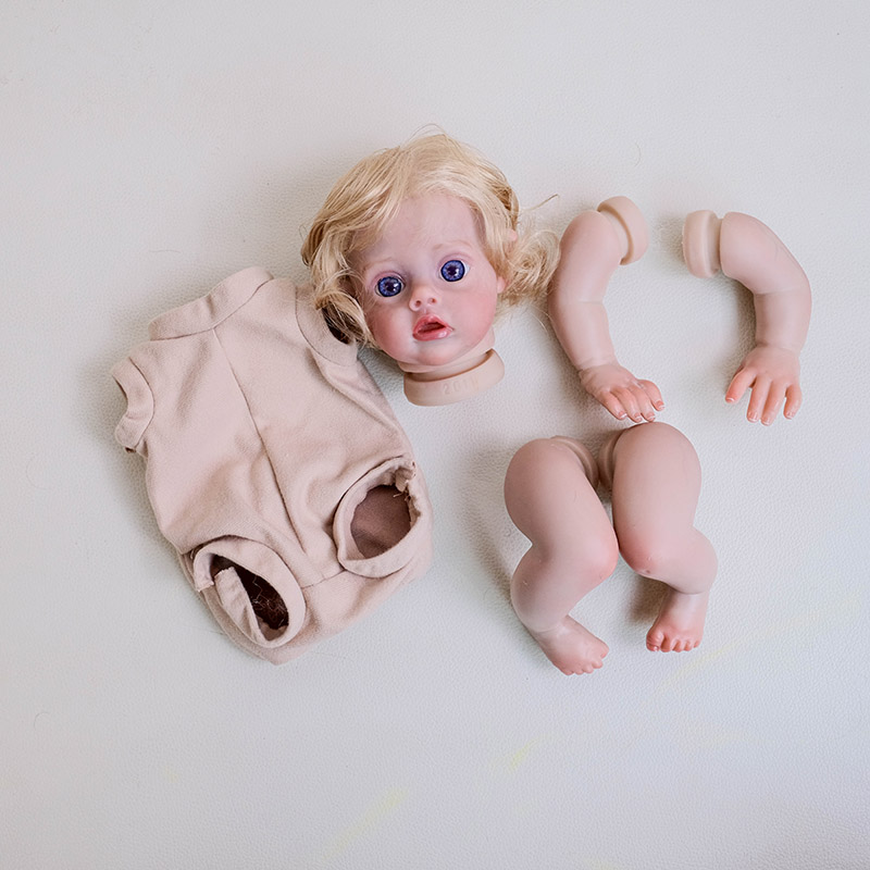 Baby Products Kit For Newborn - NPK 12'' unvollendete Puppenteile bereits bemalt