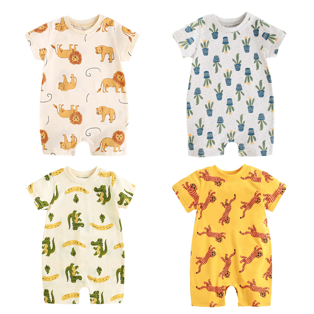 Sommer-Baby-Kurzarm-Strampler  – Baby Products On Sale Bewertung und Preis