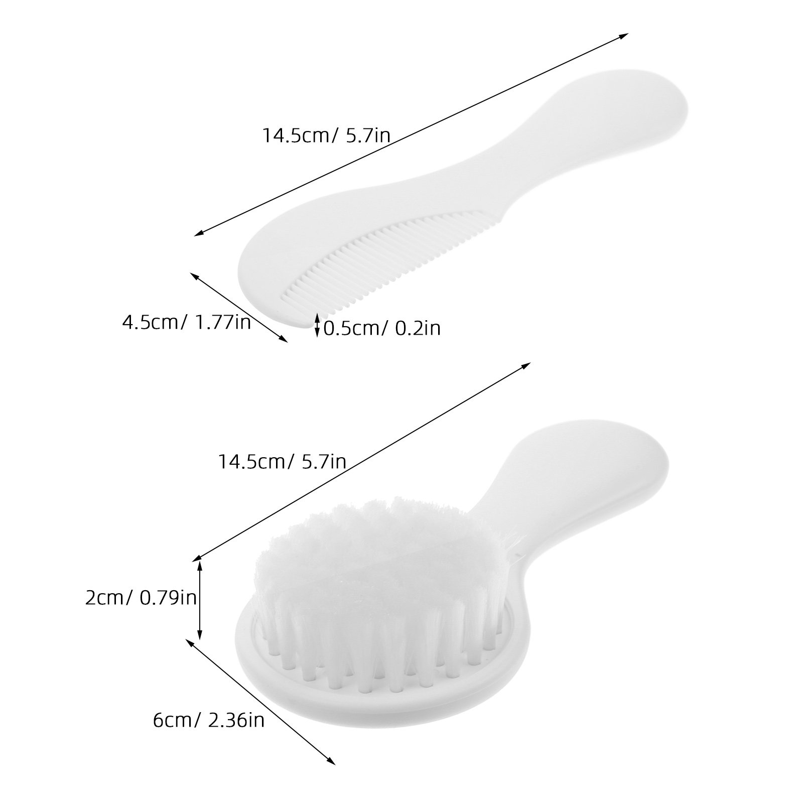 2 Stück Baby-Haarbürste, unver – Baby Products Kit For Newborn Bewertung und Preis