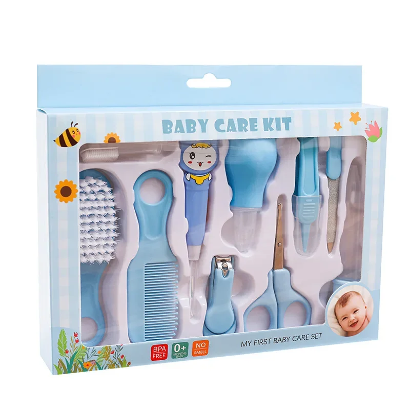 Baby-Pflegeset mit 10 Teilen - – Baby Products Kit Set Bewertung und Preis